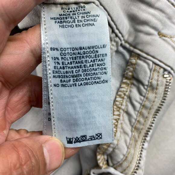 True Religion Geno Pants Men Size 34 Grayish Light Brown Relaxed Slim Stretchy - Picture 6 of 16